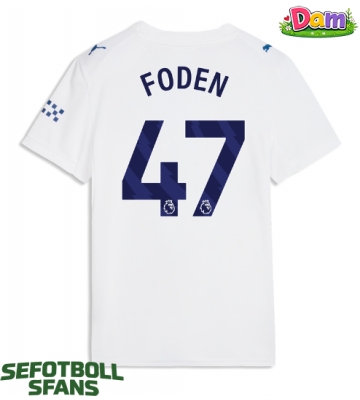 Manchester City Phil Foden #47 Tredje Tröja Kvinnor 2026-27 Kortärmad